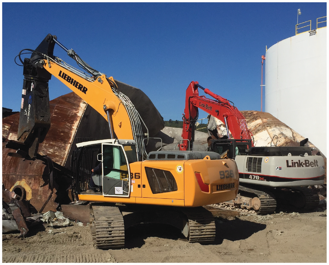 Demolition equipment for California, Arizona, Nevada